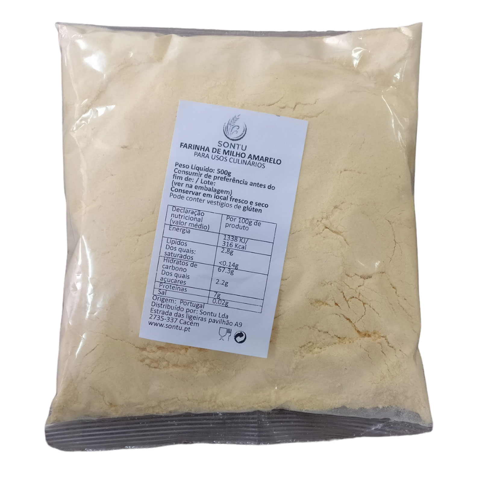 SONTU FARINHA DE MILHO AMARELO 500G
