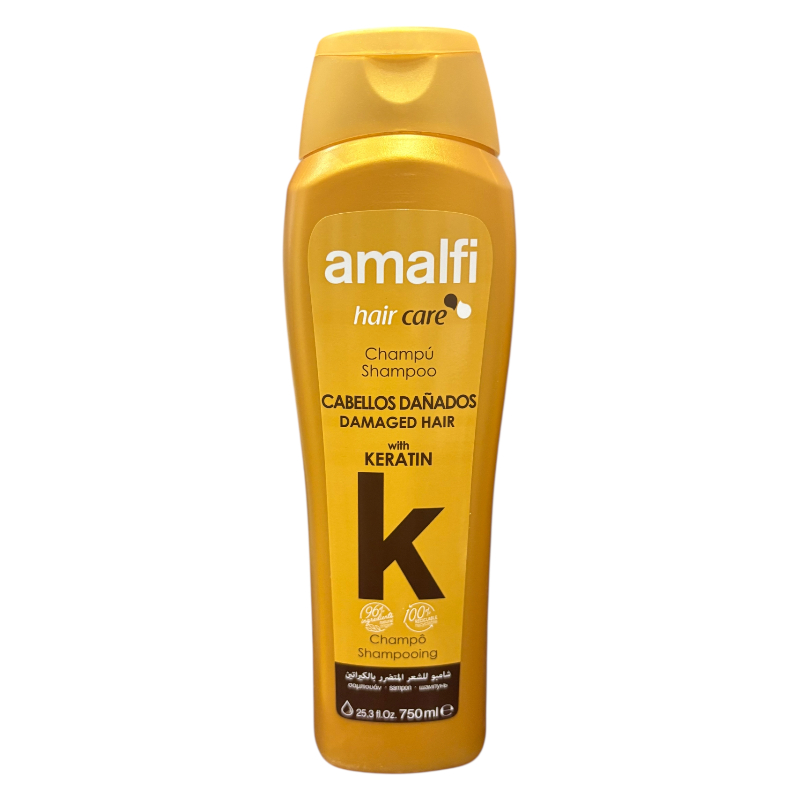 AMALFI CABELLOS DANADOS WITH KERATIN SHAMPOO 750ML [KI]