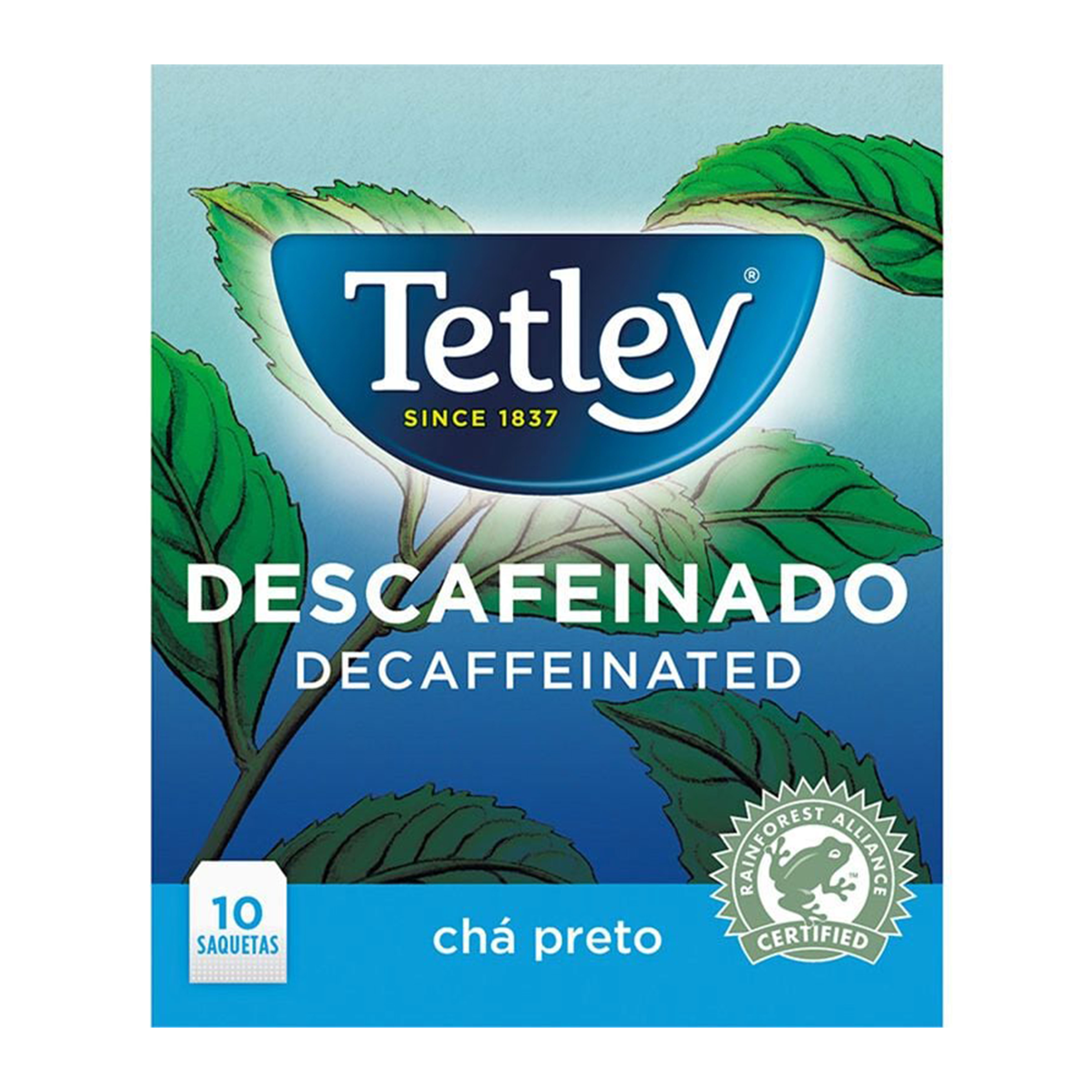 TETLEY DESCAFEINADO CHA PRETO 10U