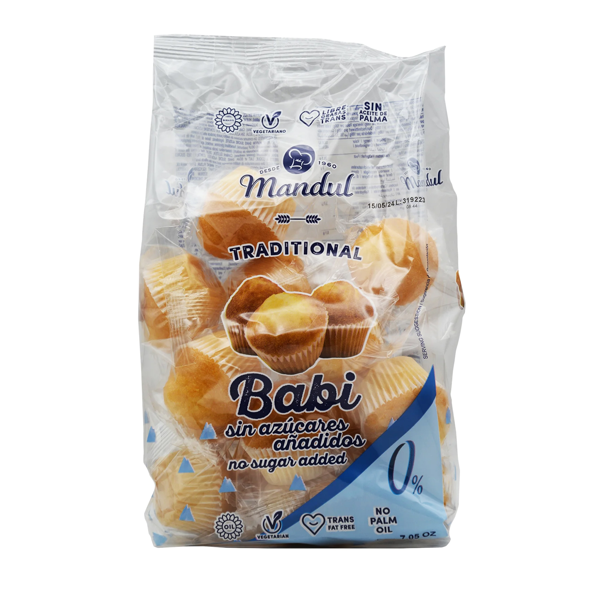Mandul babi sin azúcar 10x200g (22801)