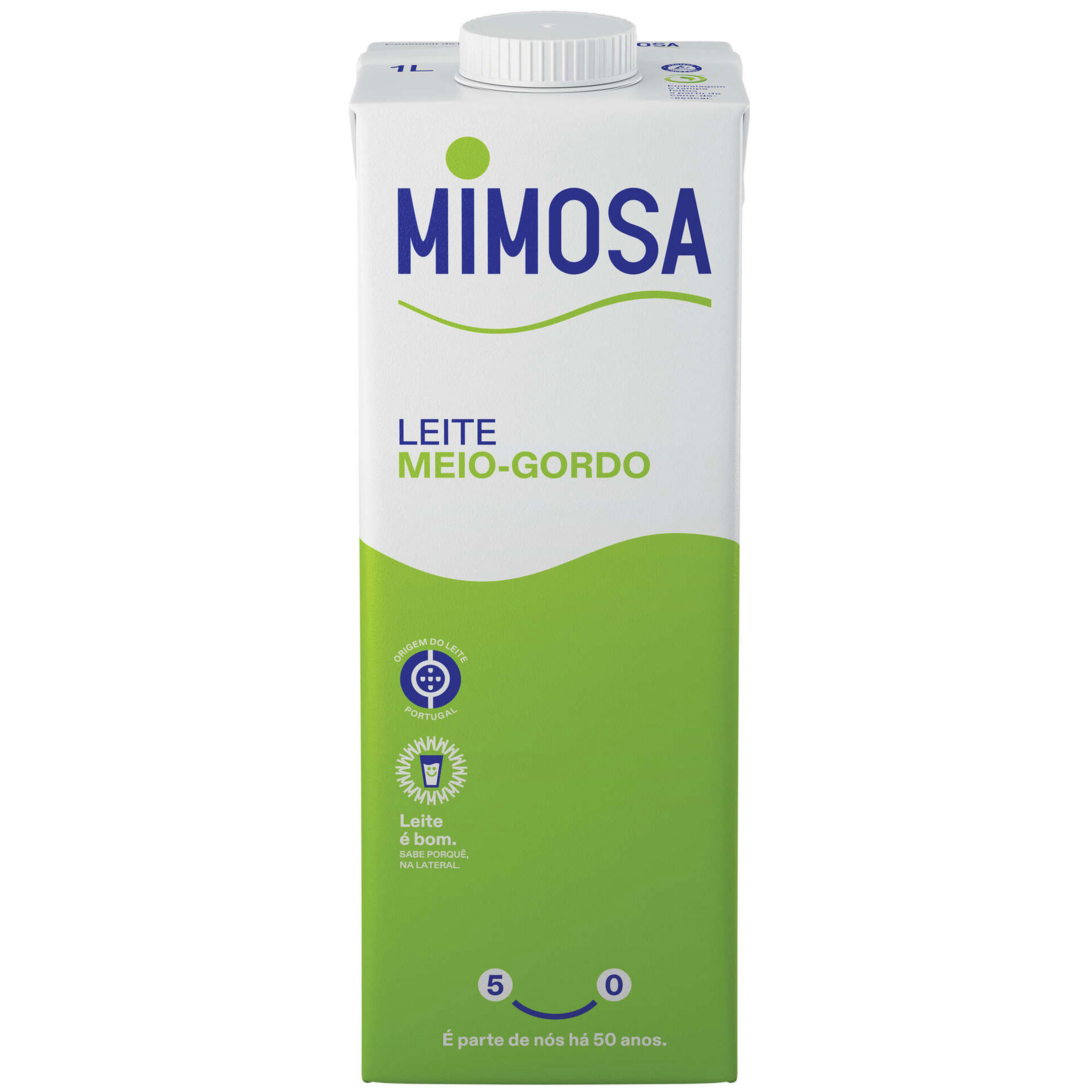 Mimosa Leite meio gordo 1L
