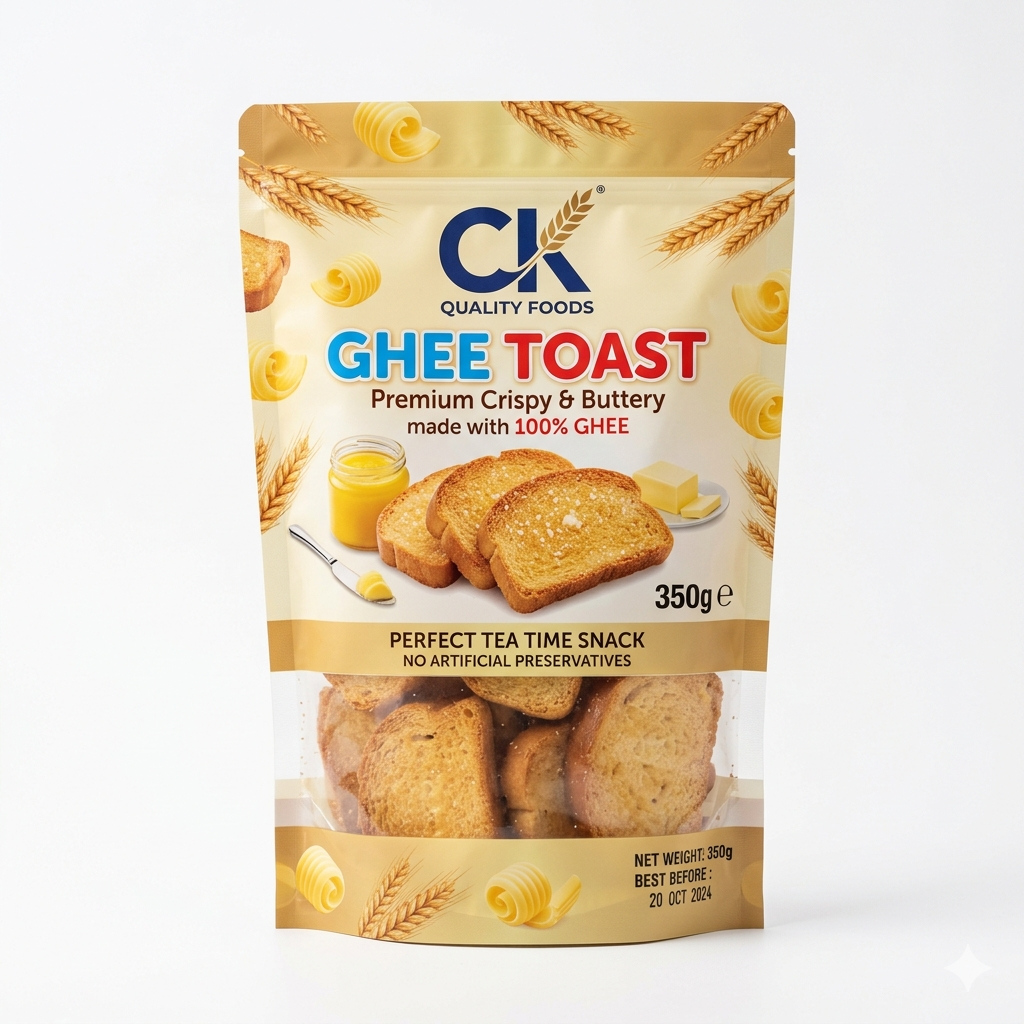 CK GHEE TOAST 350G