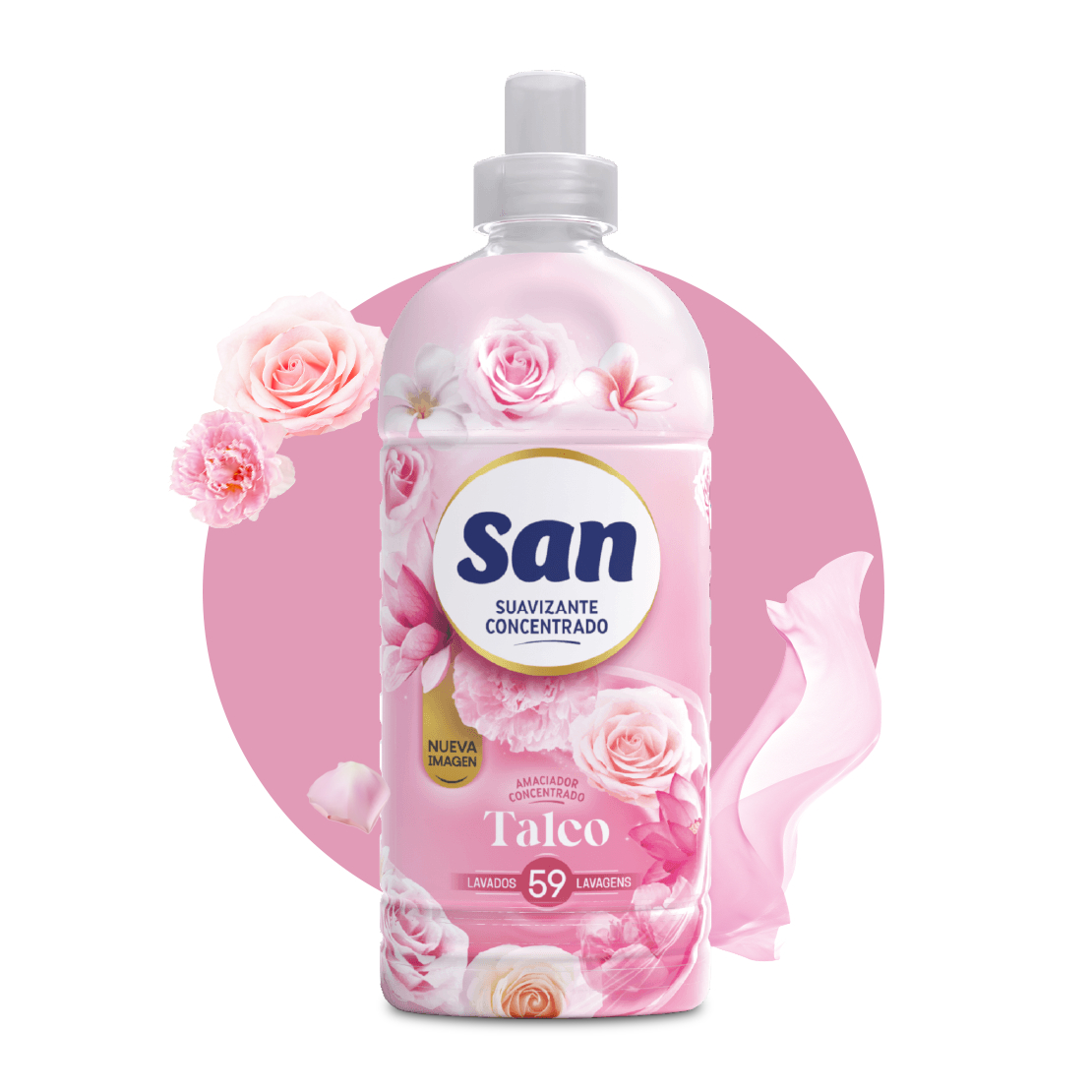 San suavizante Talco 6x1.76l (60045)