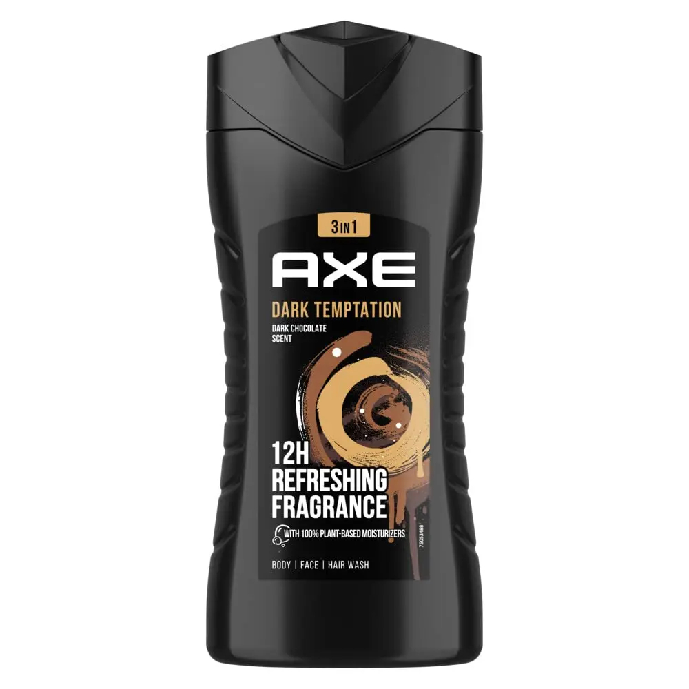 AXE TEMPTATION DARK CHOCO 3in1 SHOWER GEL 250ML [TA]