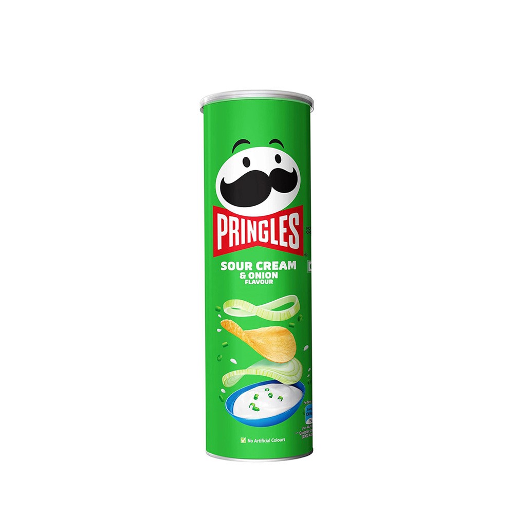PRINGLES SOUR CREAM AND ONION 125G (15226)