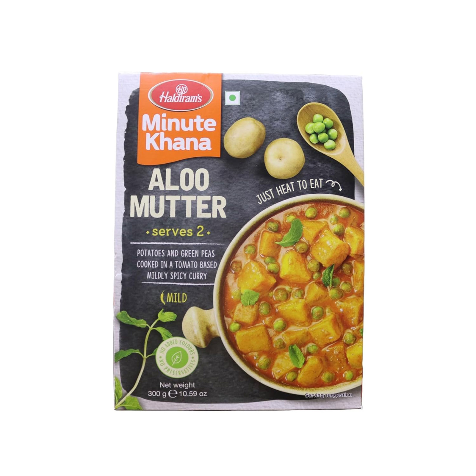 HALDIRAM RTE ALOO MUTTER 300g (16767)