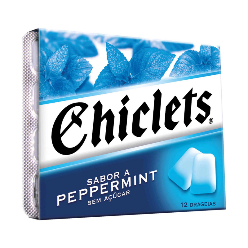 CHICLETS SABOR A PEPPERMINT 16,8G [TA]
