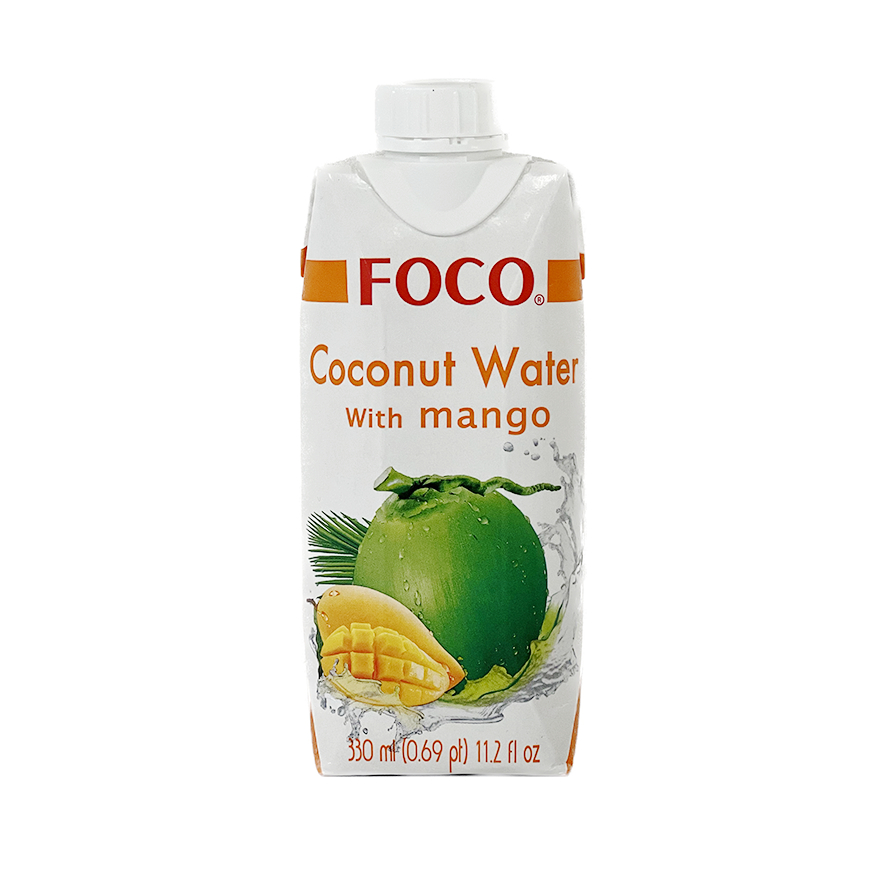 COCONUT WATER MANGO 330ML FOCO [KI]