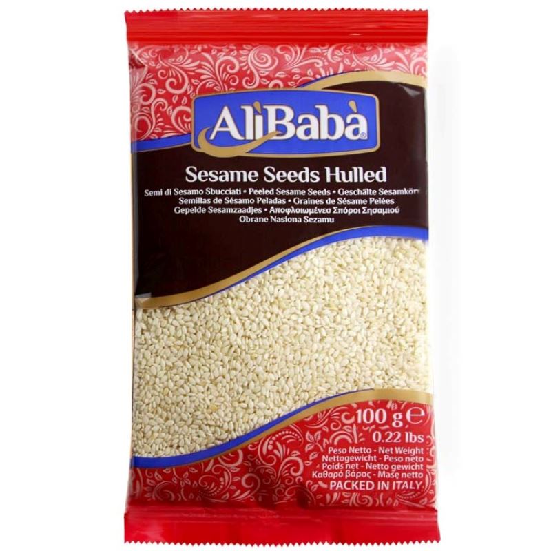 ALIBABA WHITE SESAME SEED HULLED 100G