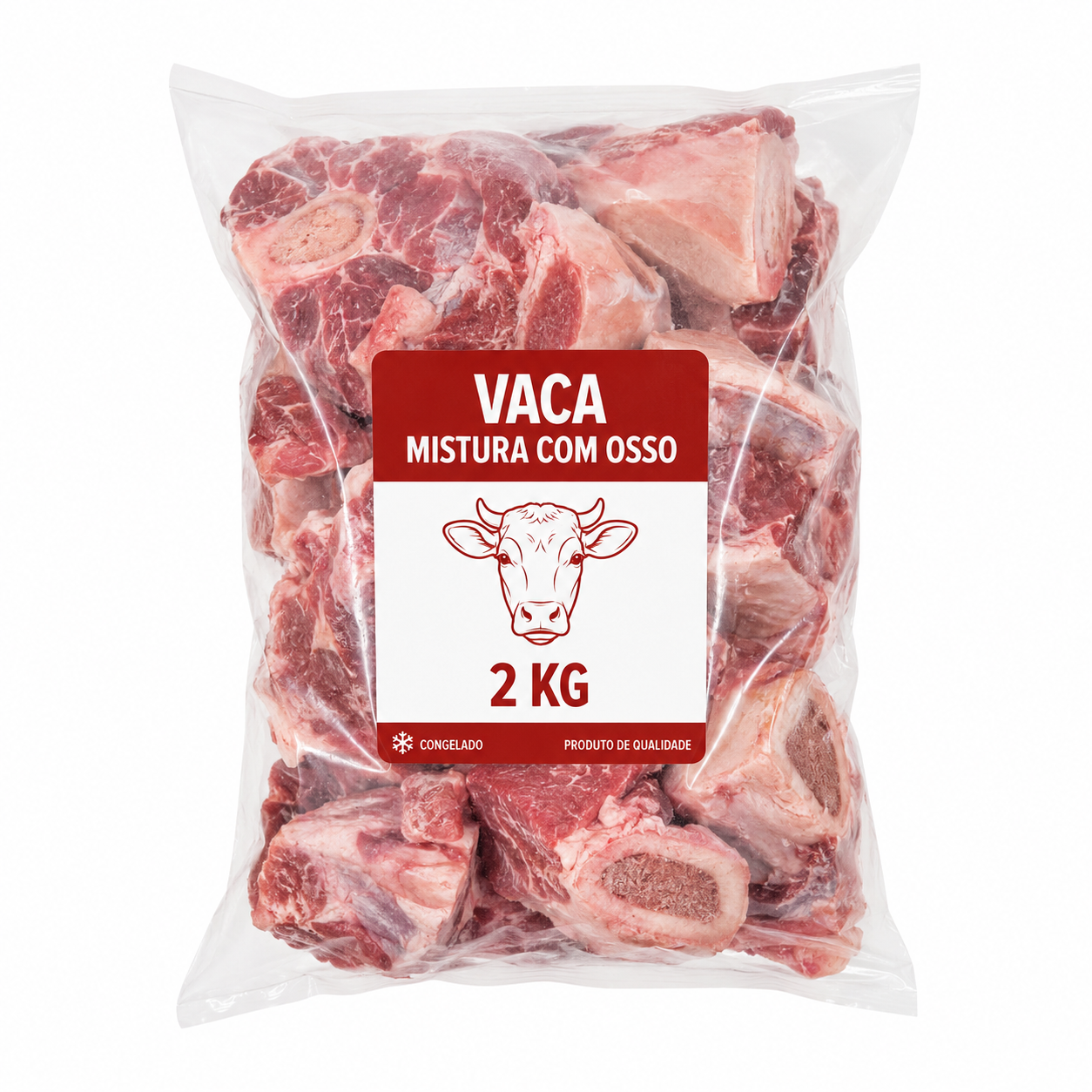VACA MISTURA COM OSSO 2 KG