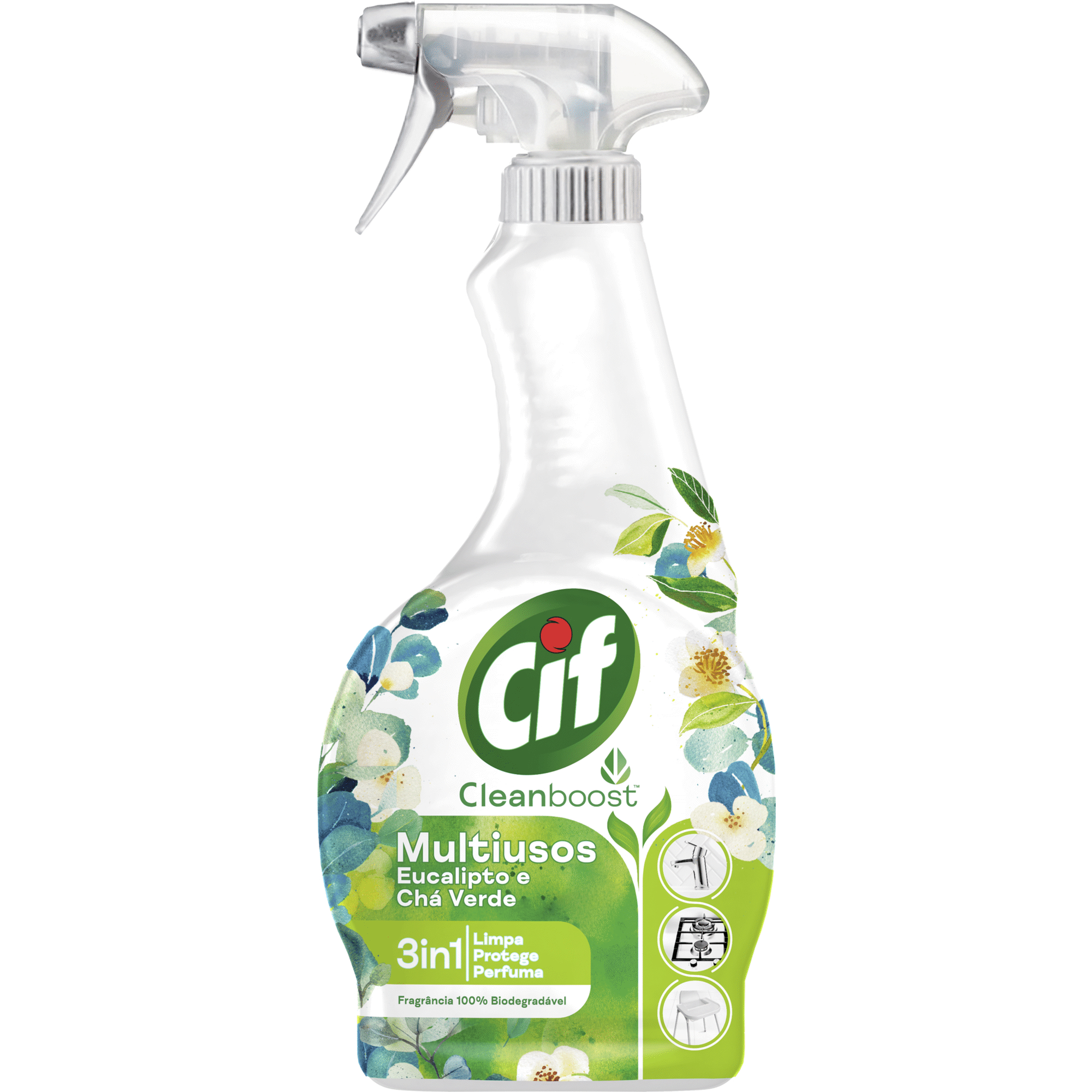CIF CLEANBOOST MULTIUSOS CHA VERDE 3IN1