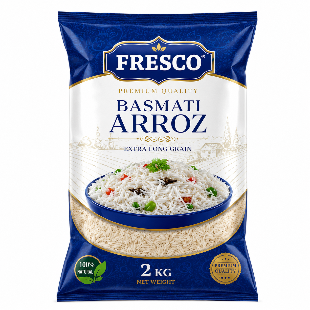FRESCO BASMATI ARROZ 2 KG