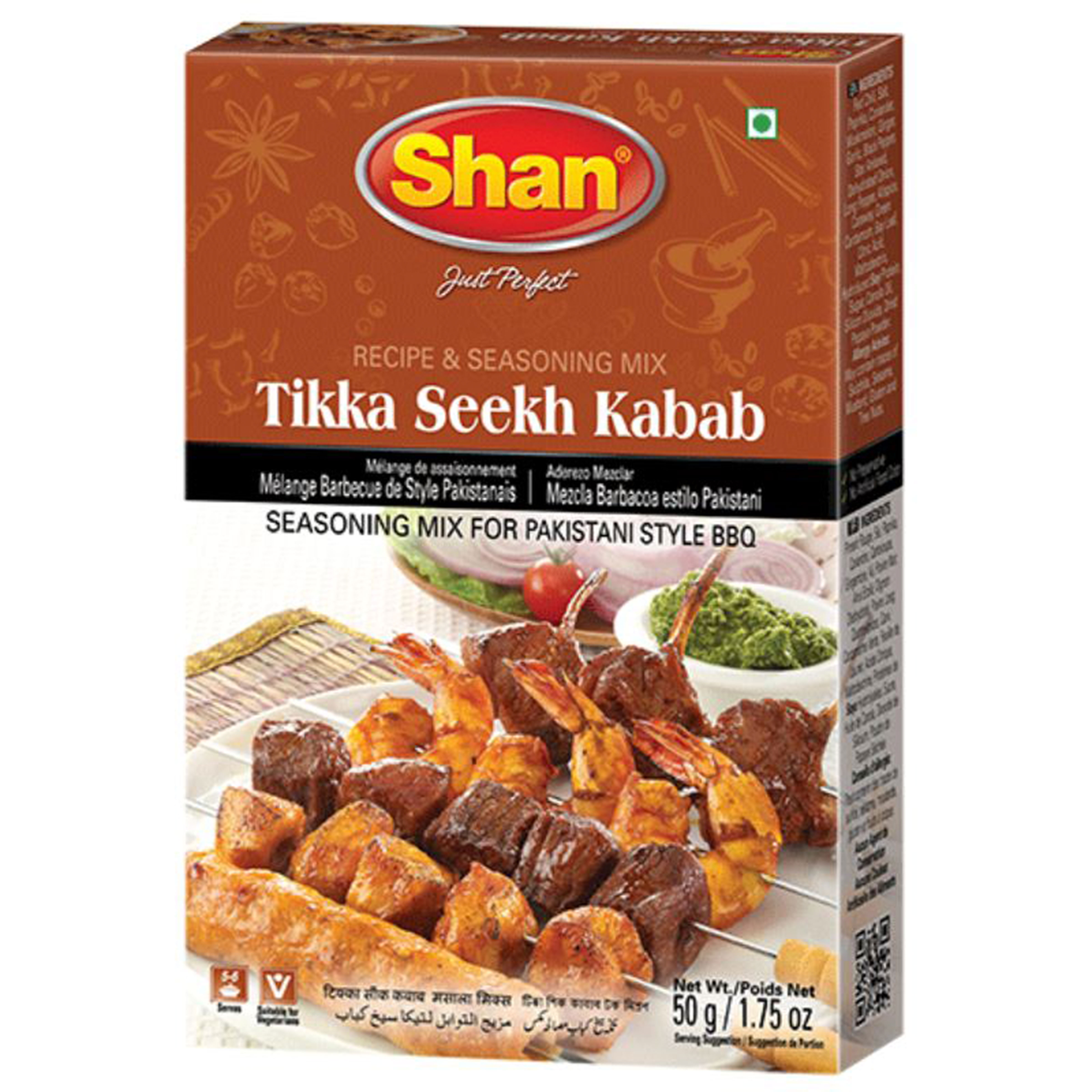 SHAN TIKKA SEEKH KABAB 50G