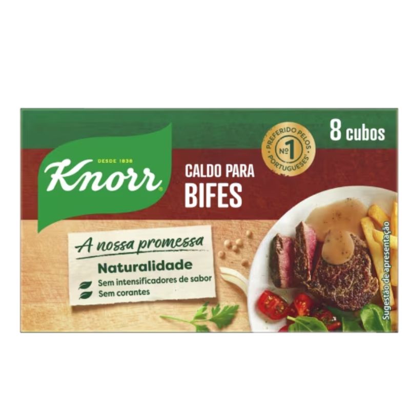 CALDO KNORR BIFES 8 CUBOS