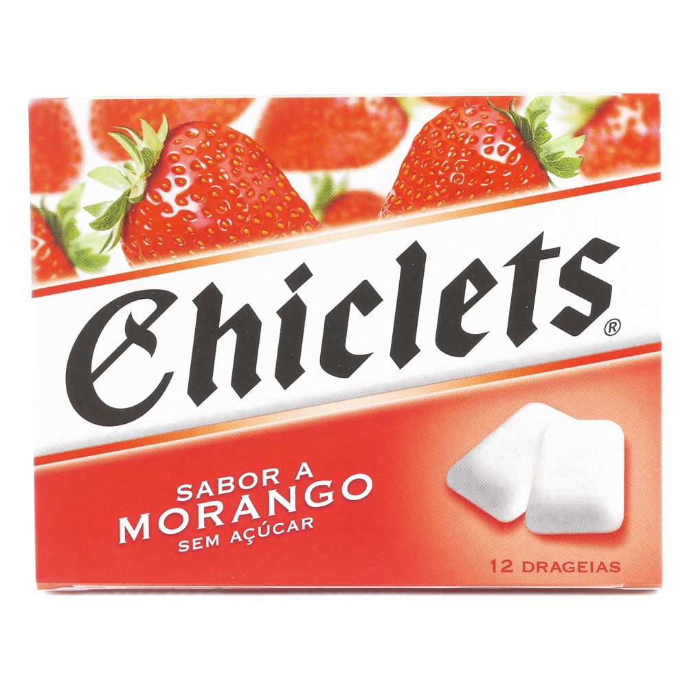 CHICLETS SABOR A MORANGO 16.8G [TA]
