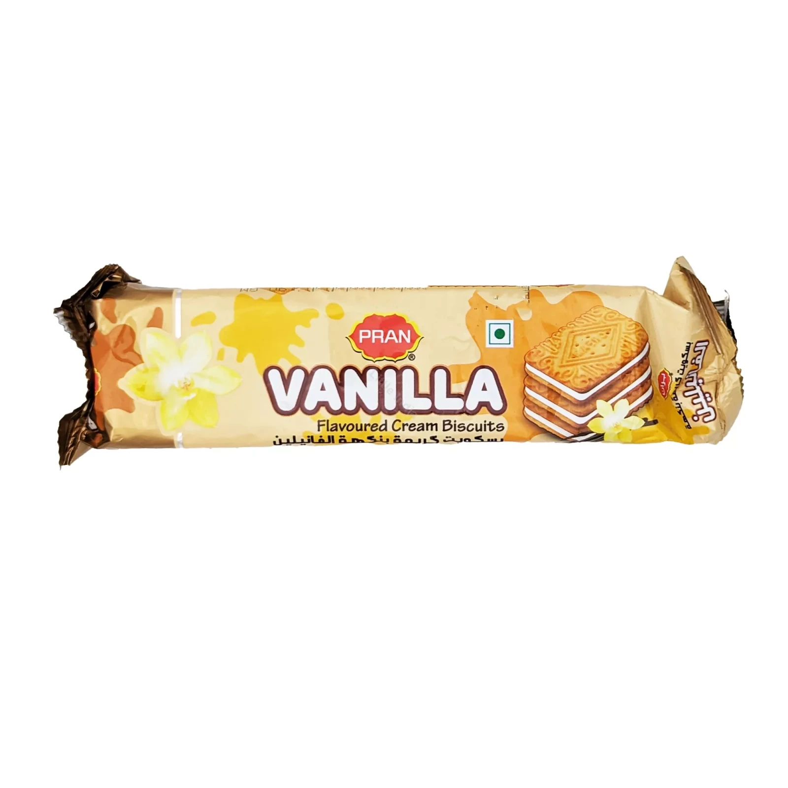 PRAN CREAM BISCUITS VANILLA 90G