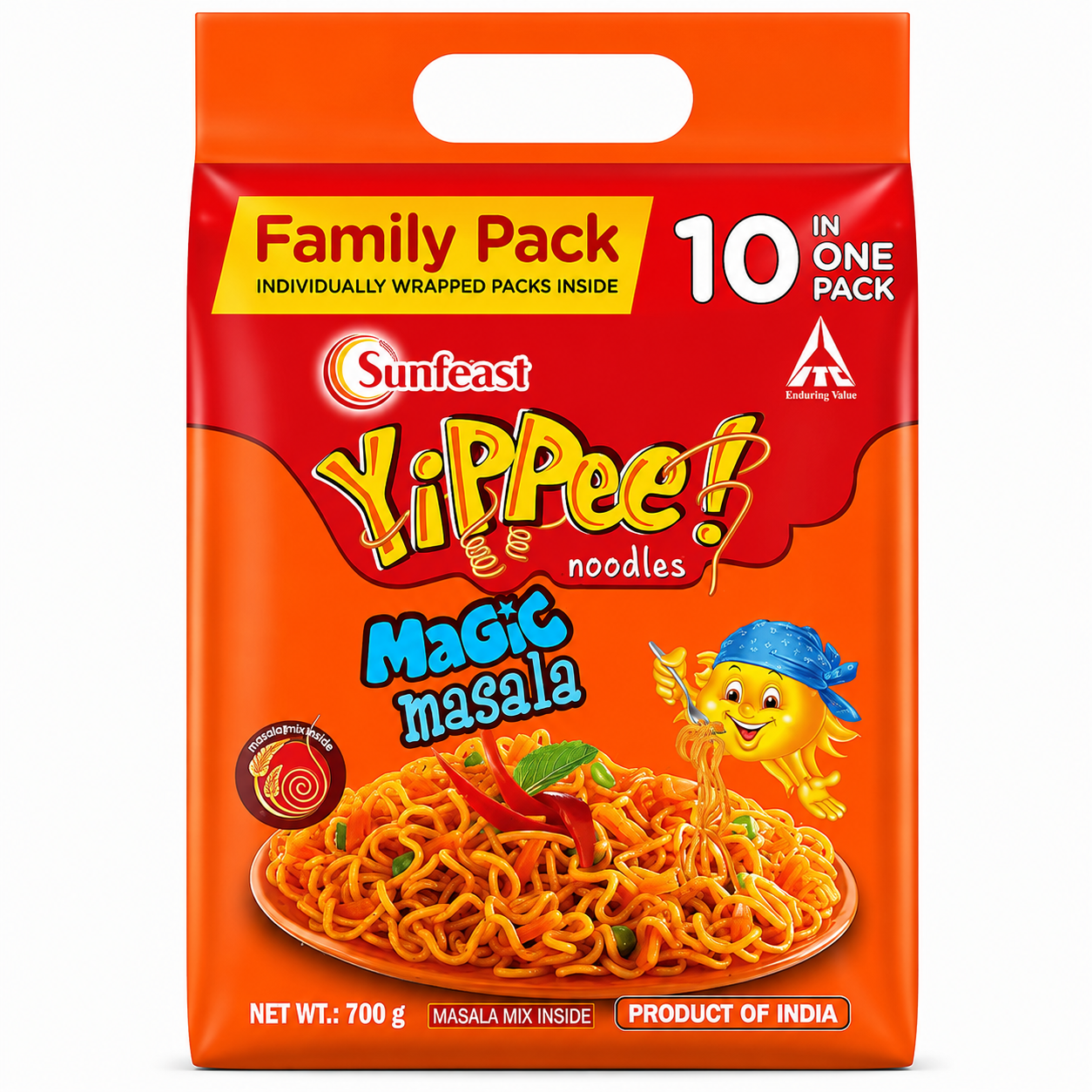 YIPPEE NOODLES MAGIC MASALA (10 x 70g) 700g (27202)