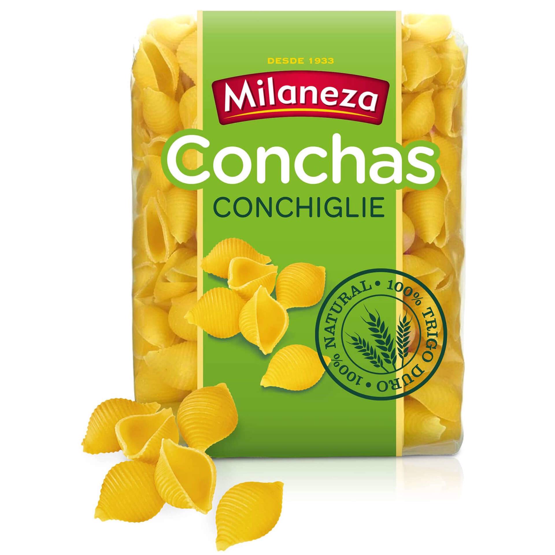 MILANEZA MASSA CONCHAS 500G