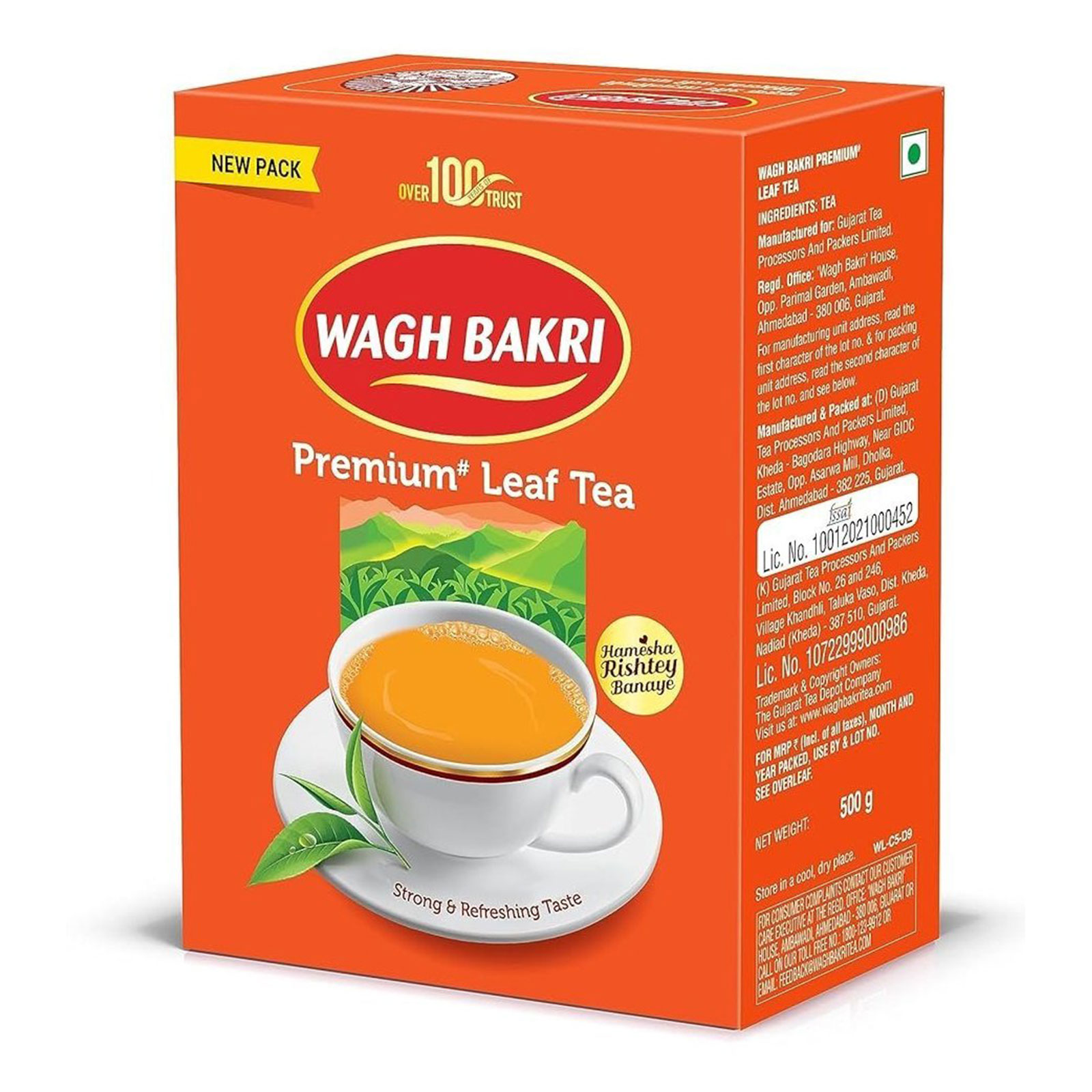 WAGH BAKRI TEA PACK 500G [KI]