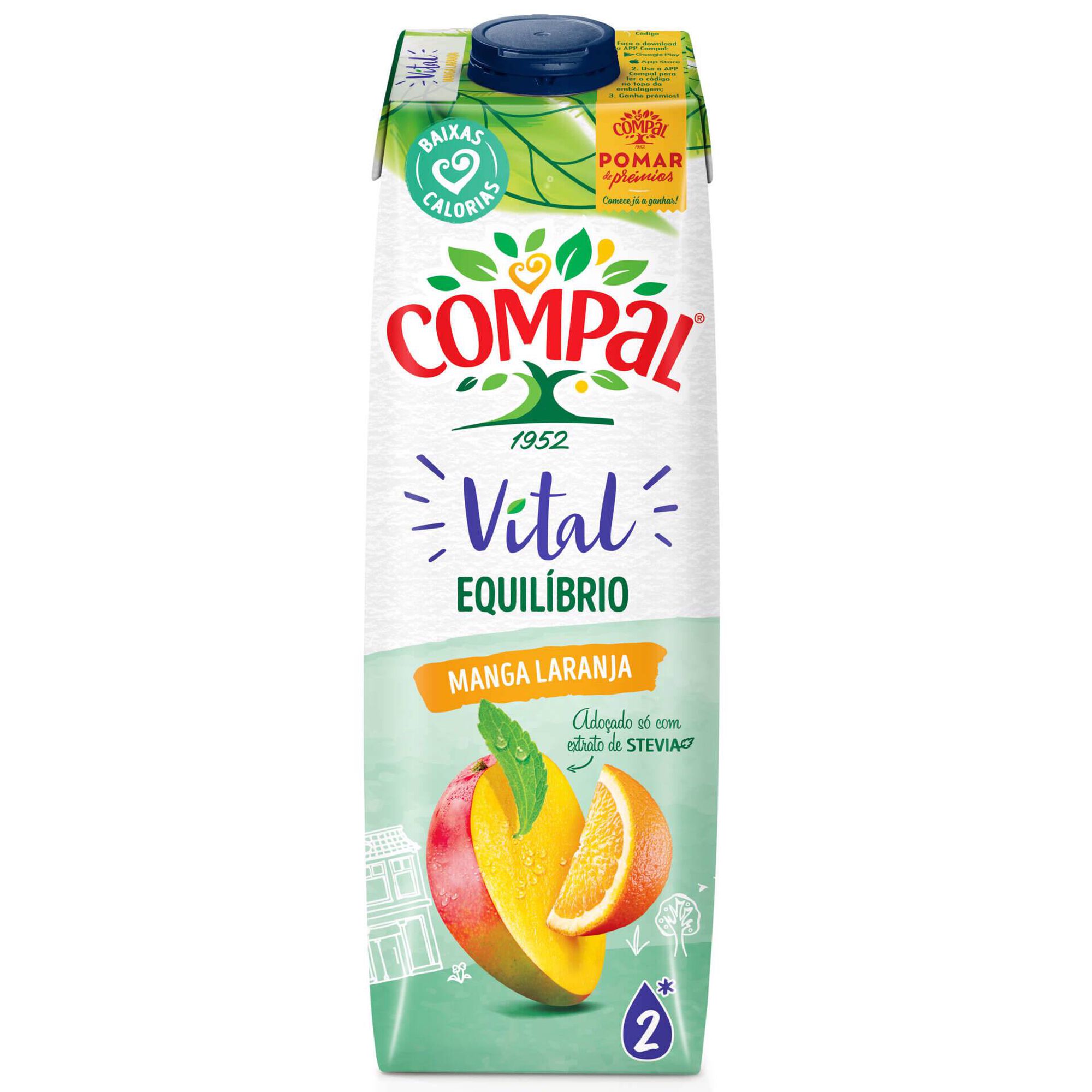 COMPAL MANGA LARANJA 1L