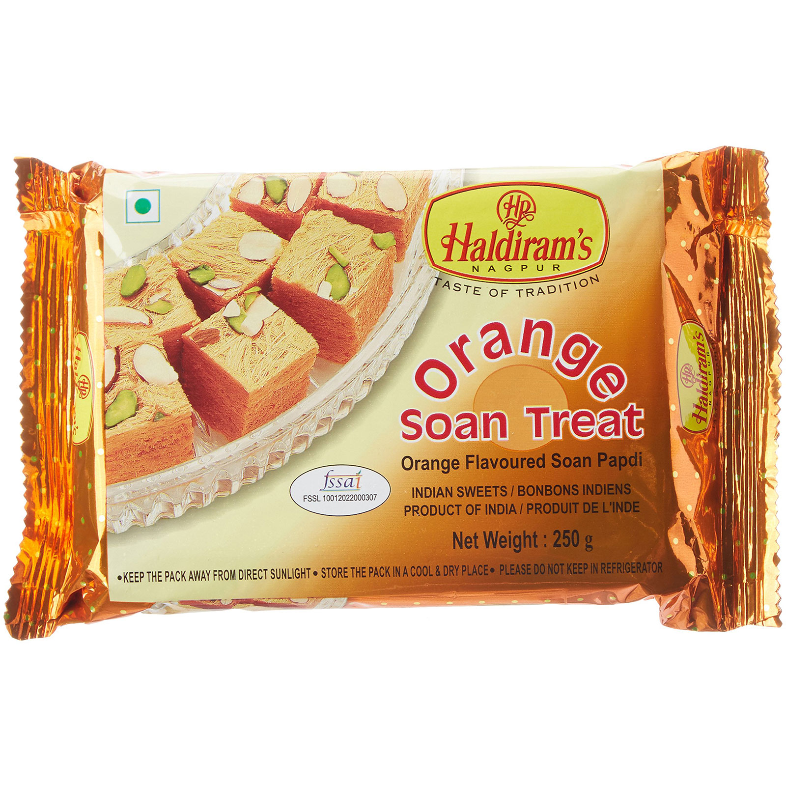 SOAN PAPDI ORANGE HALDIRAM 250G [KI]