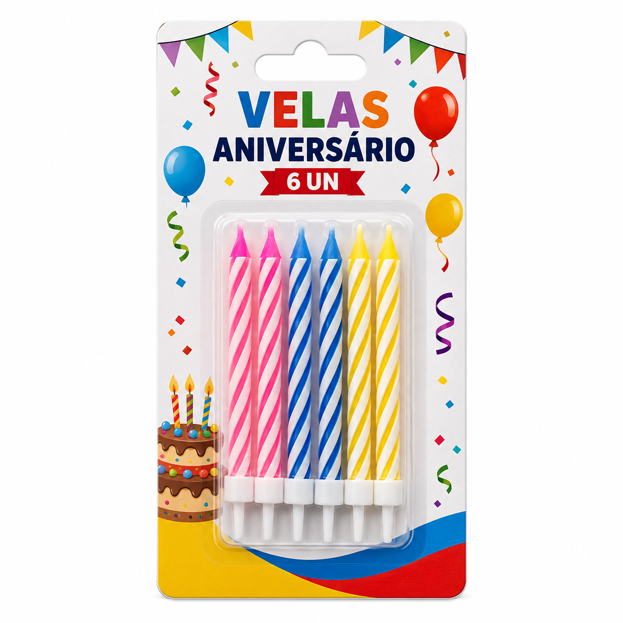 VELAS ANIVERSARIO 6 UN