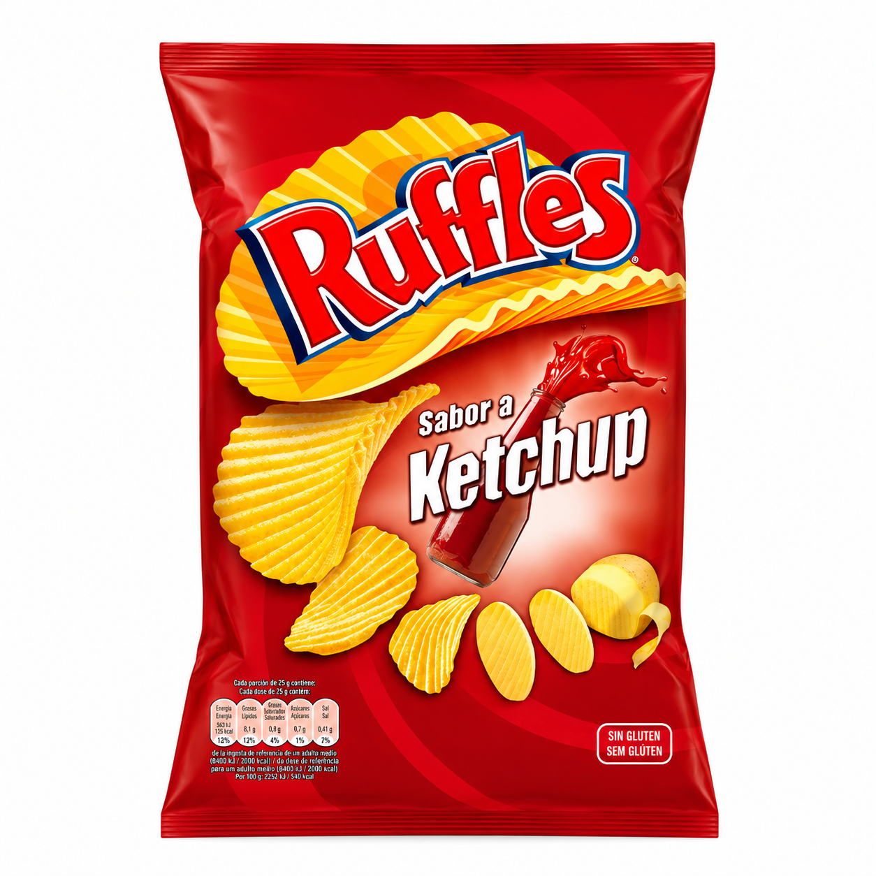 RUFFLES KETCHUP BATATA 115G