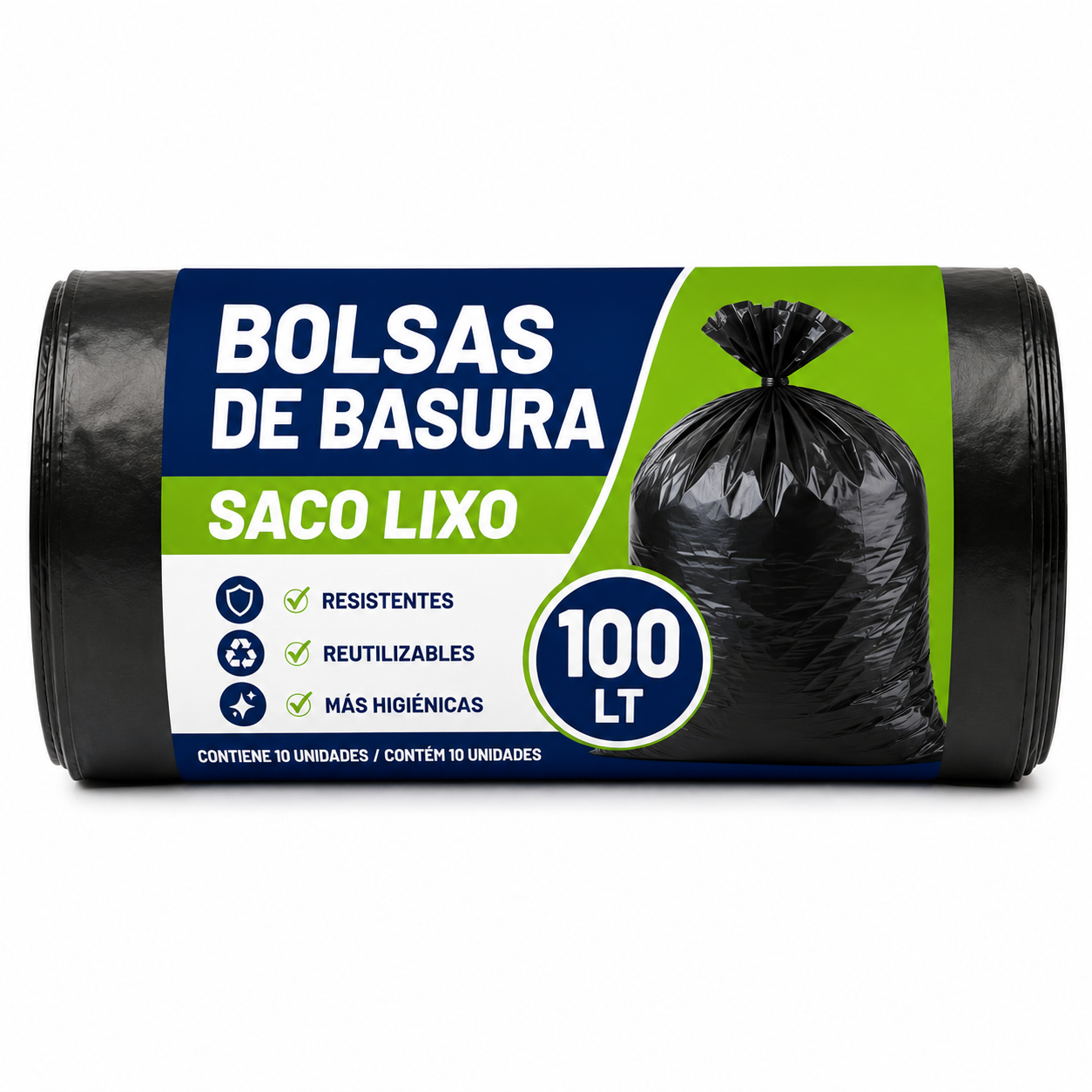 BOLSAS DE BASURA SACO LIXO 100 LT
