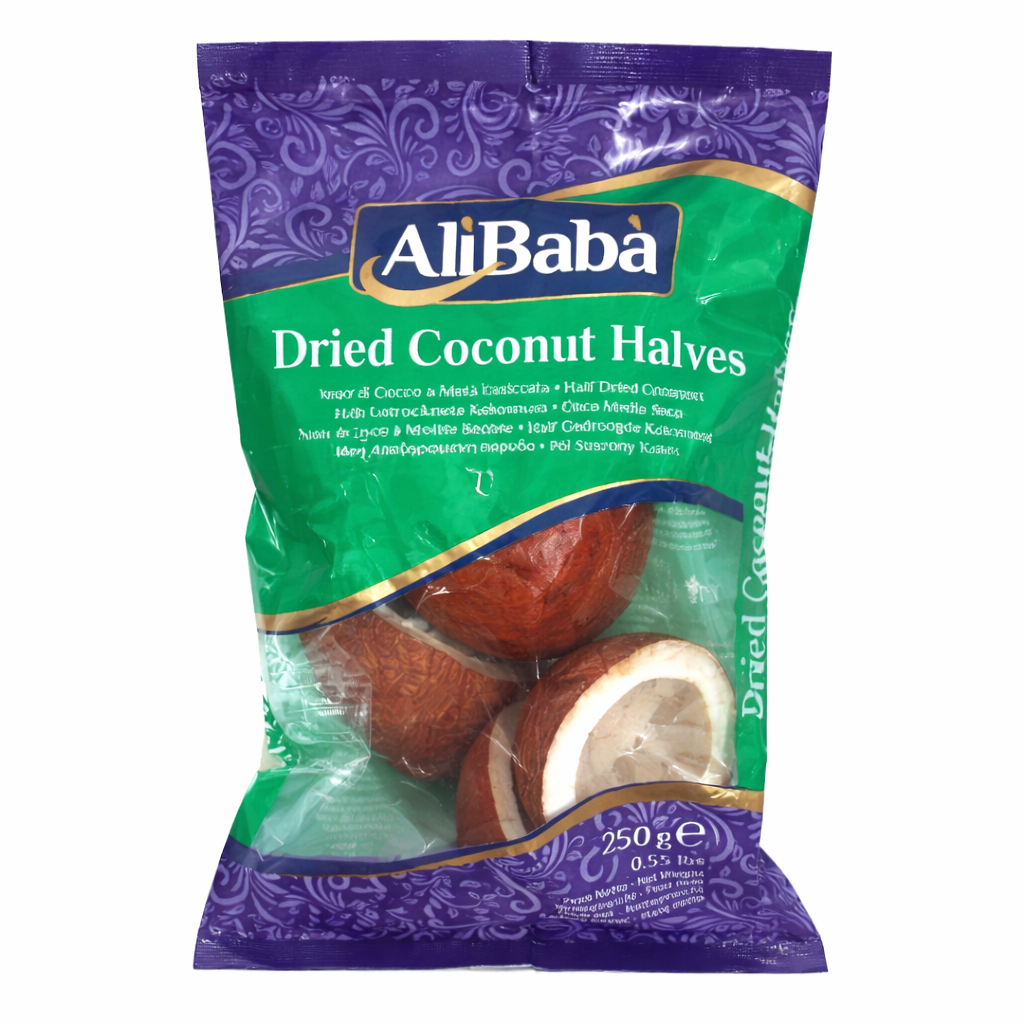 ALIBABA COCONUT HALVES 250G