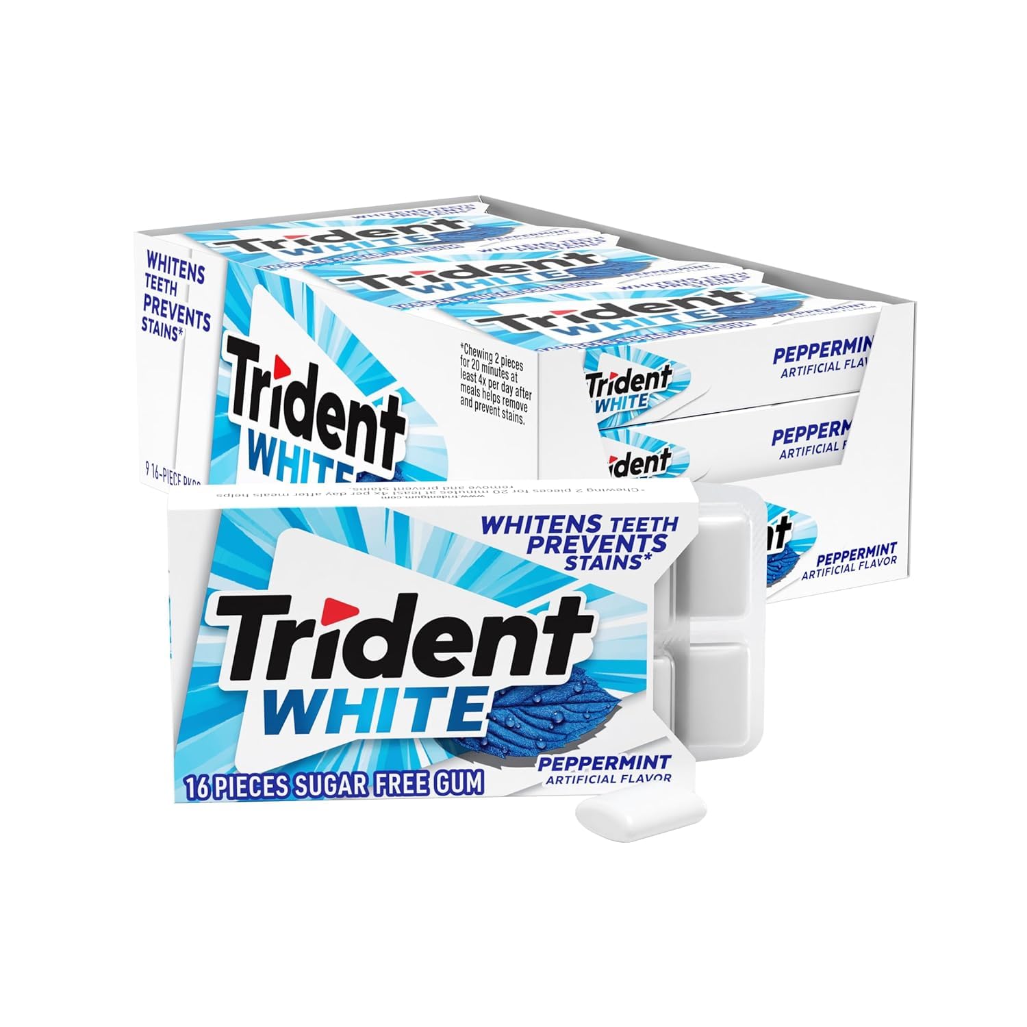 TRIDENT WHITE PEPPERMINT 14G [TA]