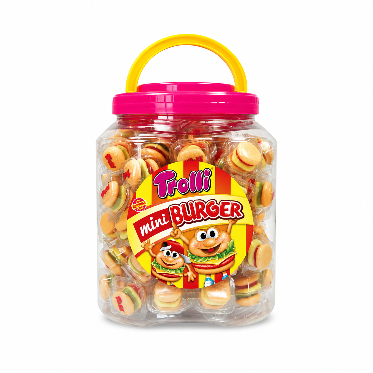 Trolli Party Burger Minis Tarro 90 Un (38207)